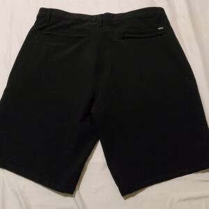 Hurley Performance Shorts – Flat Front, Zipper Pocket – Size 36 Waist